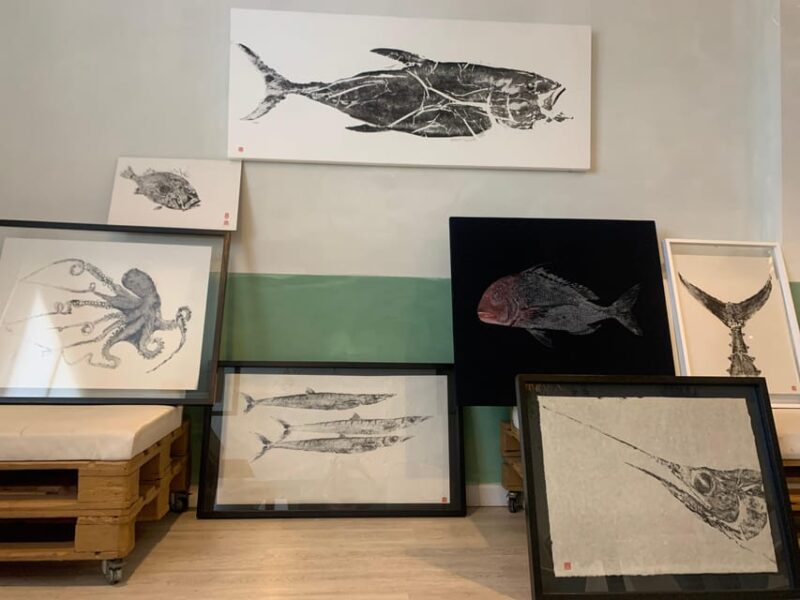 Tarifa: Art Gyotaku Experience Fish Printing Workshop - Materials and Skills