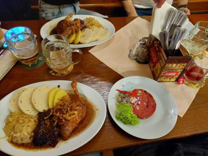 Taste of Prague: 10 Beers and Traditional Czech Dinner - Inclusions