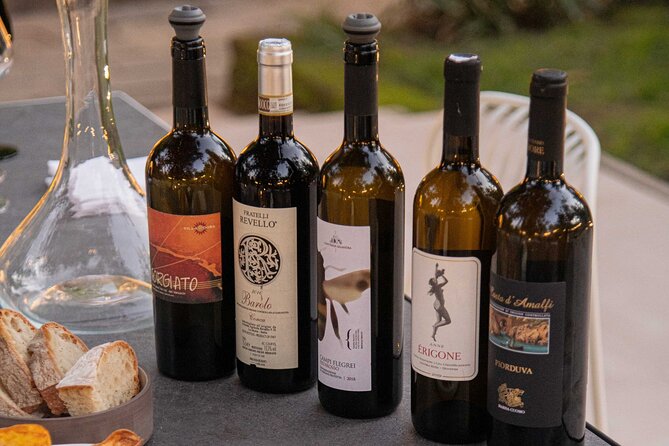 Tasting of 5 Wines With Typical Products in Sorrento - Alcoholic Beverages, Bottled Water, Snacks