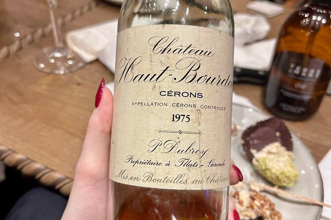 Tasting of Old Wines With a Master of Wine Student - Inclusions and Exclusions