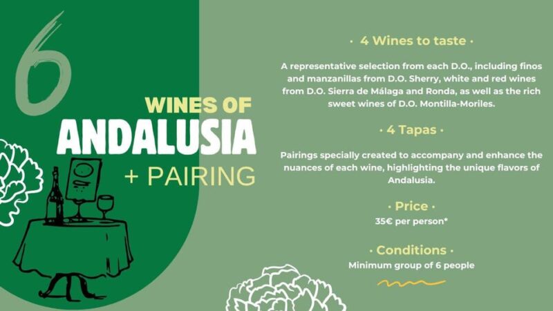 Tasting: Wines of Andalusia + Pairing - Grape Varieties Explored