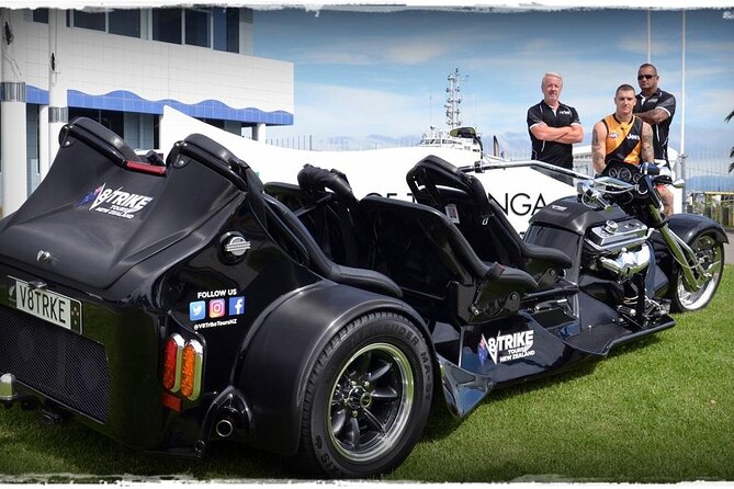TAURANGA SHORE Excursion: V8 TRIKE - 1.5 Hour City Sites - Booking Details