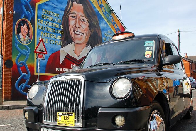 Taxi Tours Belfast Famous Cab 2hr Private the Troubles Tour - Tour Duration and Ending