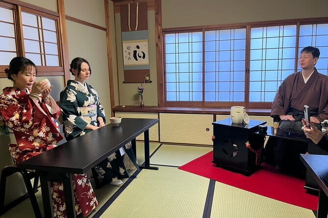 Tea Ceremony in 100 Years Old Townhouse With Tables and Chairs - Key Points