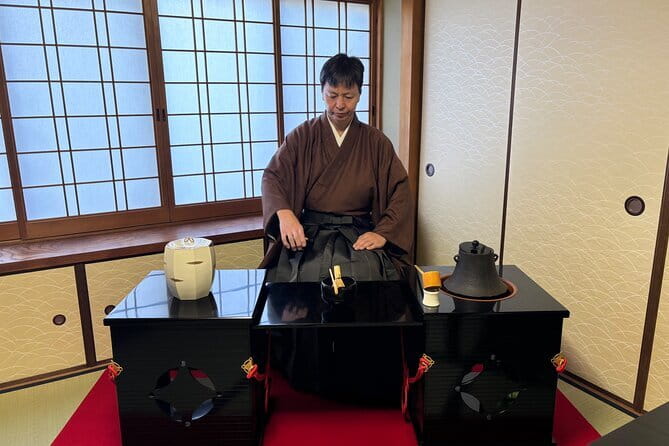 Tea Ceremony in 100 Years Old Townhouse With Tables and Chairs - Menu Details
