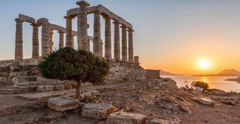 Temple of Poseidon - Exploring the Temple