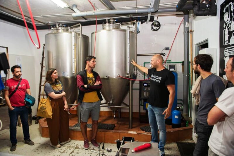 Tenerife: Brewery Guided Tour With Tasting at TACOA Brewery - Vibrant Ambiance of the Beer Garden