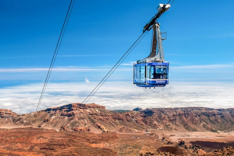 Tenerife: Mount Teide Tour With Cable Car Ticket & Transfer - Cable Car Experience
