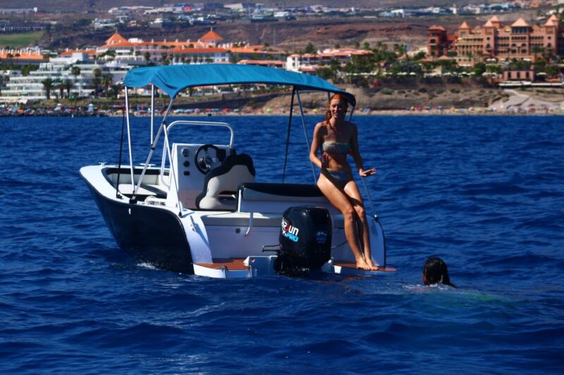 Tenerife: Rent a Boat With No License, Self Drive - Relaxation and Refreshing Swims