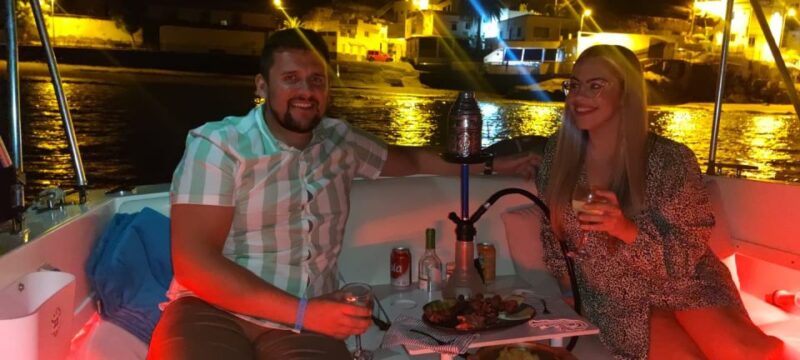Tenerife South: Romantic Night Cruise - Snacks, Drinks, and Hookah
