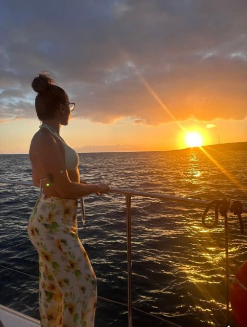 Tenerife: Sunset Catamaran Tour With Transfer, Buff & Drinks - Highlights of the Tour