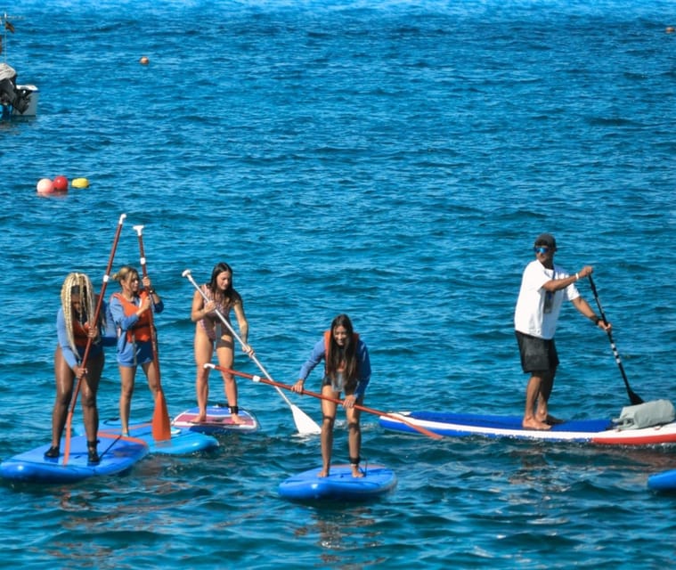 TENERIFE SUR: Paddleboarding Tour and SNORKEL - Included Equipment and Gear
