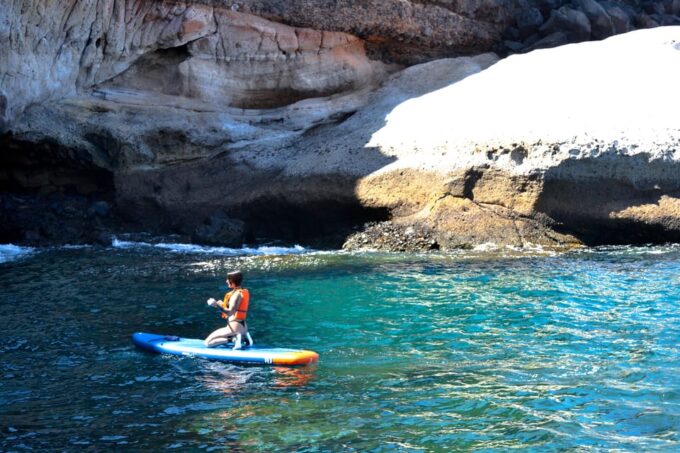 TENERIFE SUR: Paddleboarding Tour and SNORKEL - Exclusive Access to Hidden Coves and Beaches