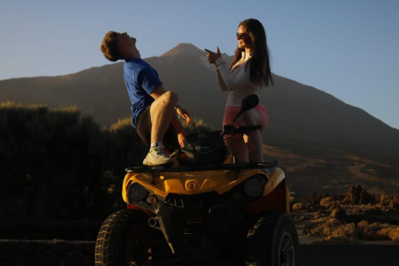 Tenerife: Teide Volcano Sunset Quad Bike Tour With Drinks - Scenic Landscapes