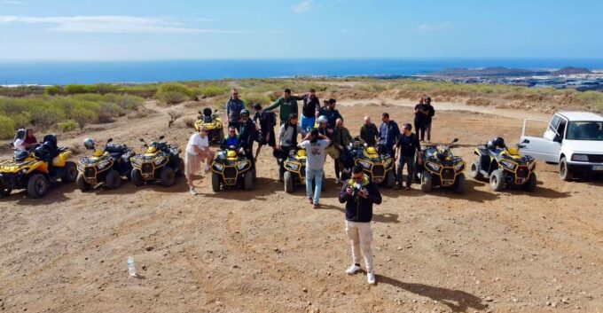 Tenerife: Teide Volcano Sunset Quad Bike Tour With Drinks - Multilingual Guidance