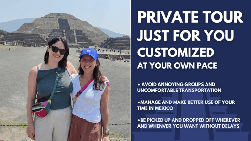 Teotihuacan Pyramids: Private Tour With Round Trip Transport - Key Points
