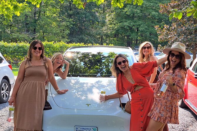 Tesla Wine Tours of Charlottesville & Wintergreen - Pickup and Booking Details