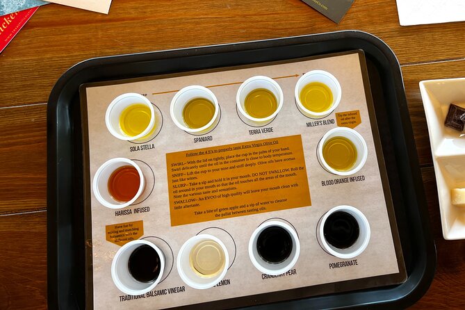 Texas Hill Country Olive Oil and Balsamic Vinegar Tasting - Booking and Cancellation Policy