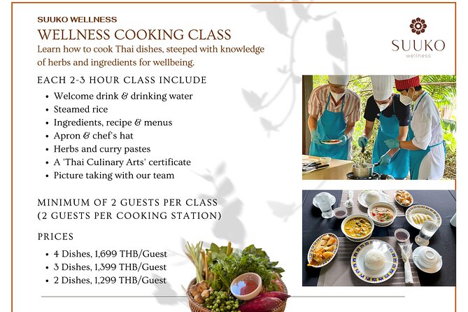 Thai Cooking Class 2 Hrs ( 4 Dishes Menu) - Participant Experience and Feedback