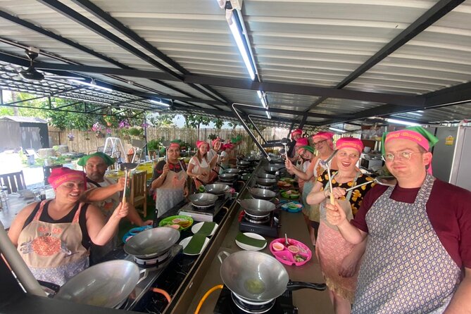 Thai Cooking Class With Local Market and Fruit Garden Tour - Pricing and Transportation