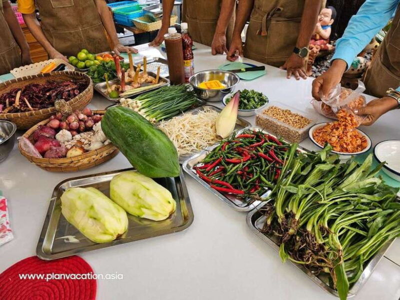 Thai Cooking With Thai Family With English Speaking - Complimentary Services and Restrictions