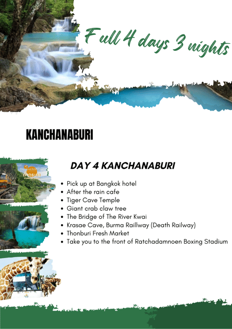 Thailand Travel Trip (5provinces 4days 3nights) - Ratchaburi Itinerary