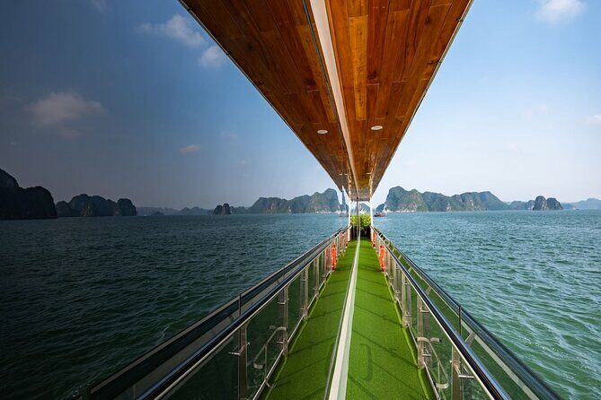 The Best 5 Star Halong Bay Cruise with Buffet,pool, Sunset Party - Return and Disembarkation