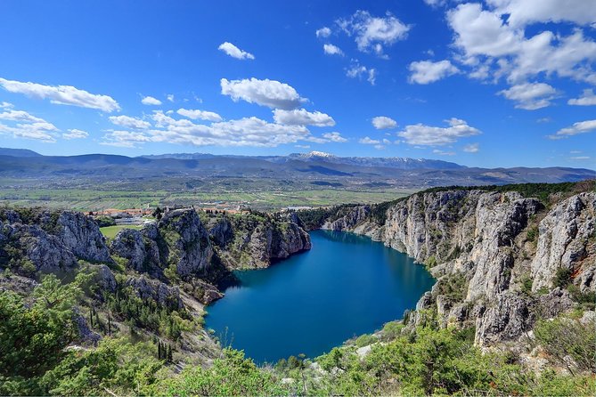 The Blue-Red Route - Panoramic Flight Over Imotski, Trilj, Omiš, and Split - Key Points