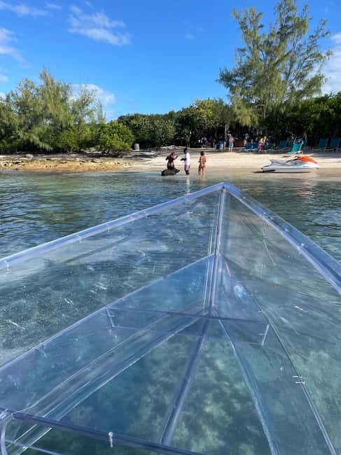 The Clear Boat Experience Bahamas drinks and snacks included - The Experience in Detail