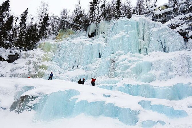 THE FROZEN WATERFALLS of Korouoma - Quick Points