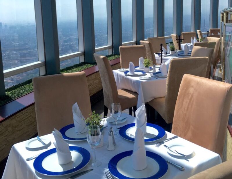 The Gala Dinner at Bellini in Mexico City - Revolving Restaurant Experience