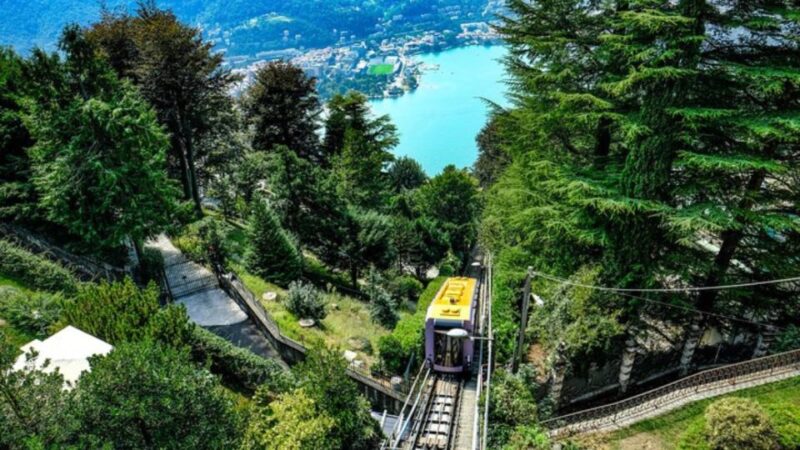 The Grandeur of Como: Villa Olmo and Brunate Funicular - Riding the Brunate Funicular