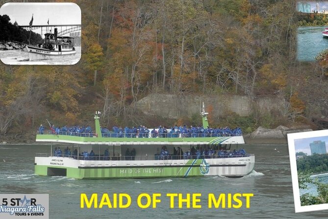 The Iconic Boat Ride- Maid of the Mist Ticket- Best Selling Tour! Get Tickets - Stories, Lore, and History