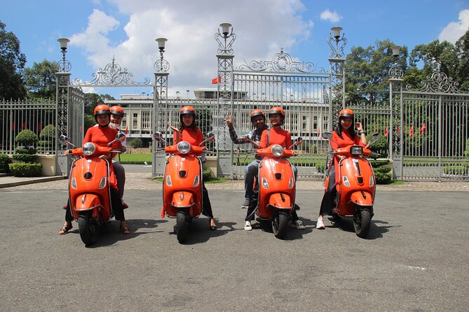 The Insiders Saigon With Female Ao Dai Riders Vespa 4,5 Hours - Booking and Cancellation