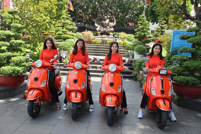 The Insiders Saigon With Female Ao Dai Riders Vespa 4,5 Hours - Tour Highlights