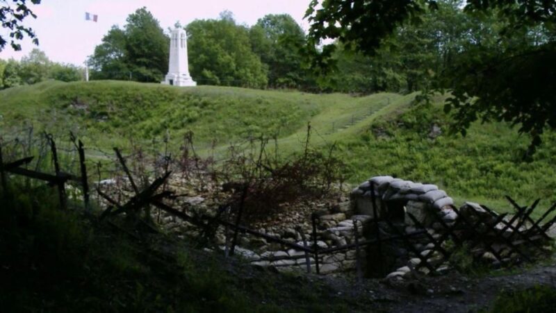 The Meuse-Argonne Battlefield Departure From Verdun or Reims - Trenches and Hill Exploration