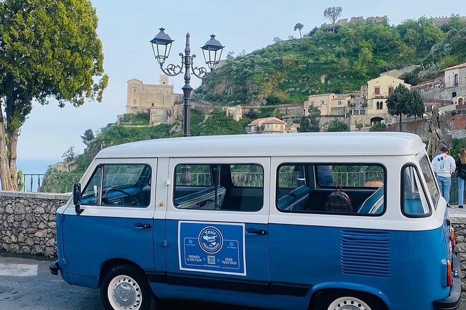 The PADRINO TOUR - Savoca and Forza Dagrò Aboard the Vintage 80S Minibus - Meeting and Pickup