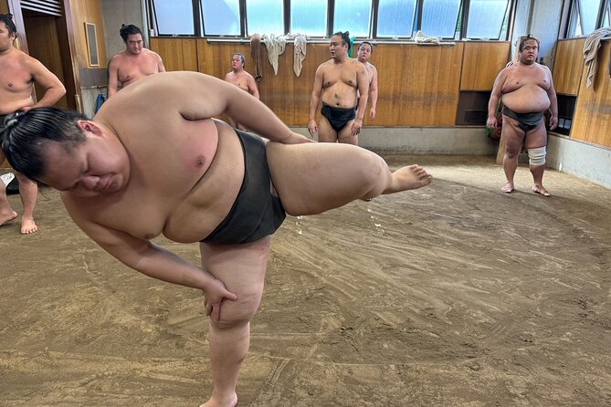 The Spirit of Sumo: Yokozuna Stable Morning Practice in Ryogoku - Sumo Traditions and Rituals