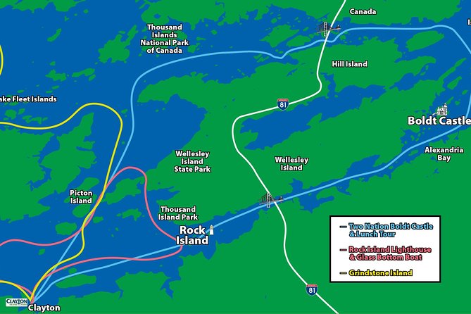 The Ultimate Heart of 1000 Islands Sightseeing Boat Tour - Sightseeing Highlights