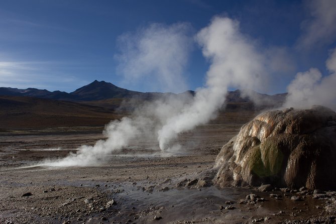 Thermal Marvels at Sunrise: Tatio Geysers - Glimpsing the Volcano Putana