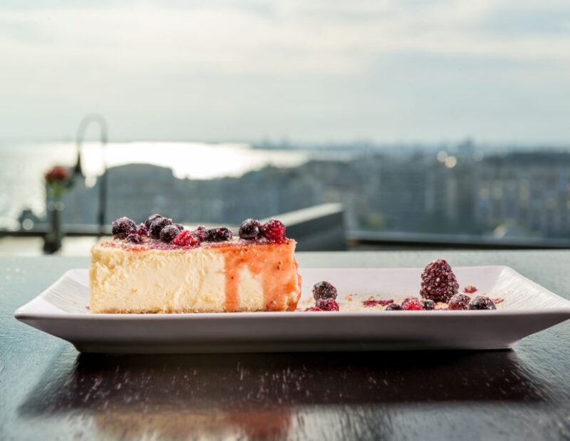 Thessaloniki: OTE Tower Rotating Experience With Light Meal - Key Points