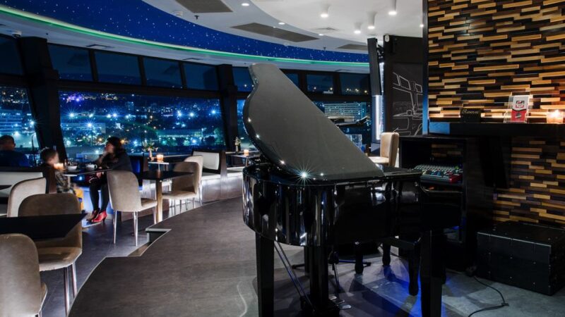 Thessaloniki: OTE Tower Rotating Experience With Light Meal - Landmarks and Atmosphere