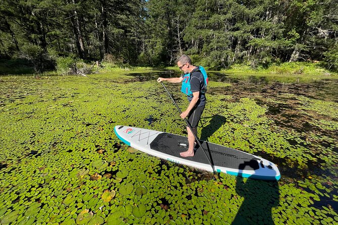 Thetis Lake Stand Up Paddle Boarding - Getting to the Meeting Point
