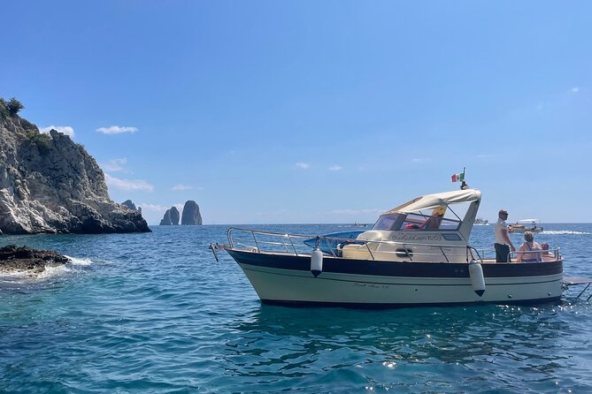 Three Hour Private Guided Tour of Capri With a Luxury Gozzo Cabin Cruiser - Optional Blue Grotto Experience