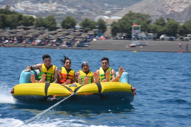 Thrill Waves Tubing at Perivolos Beach, Santorini - Experience and Highlights