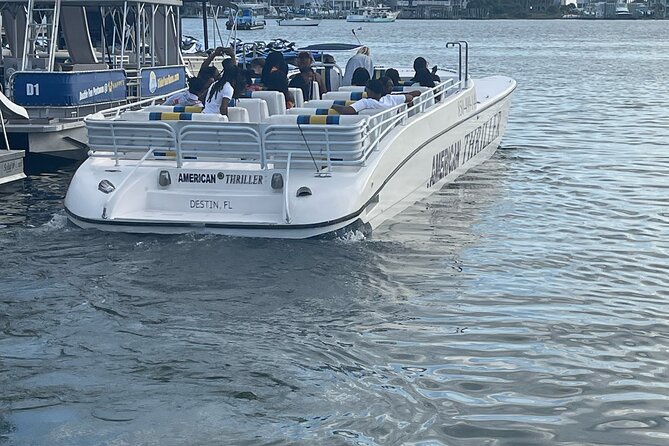 Thriller Sunset Dolphin Cruise in Destin Harbor - Inclusions and Additional Information