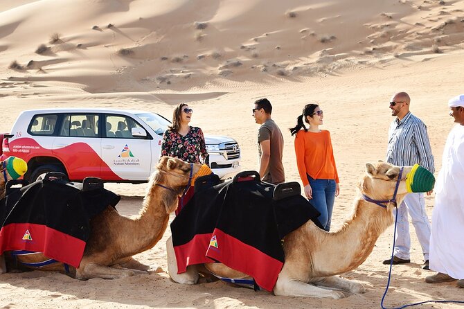 Thrilling Desert Safari Dubai Adventure With Sand Boarding and Barbecue Dinner - Delightful Barbecue Dinner and Shows