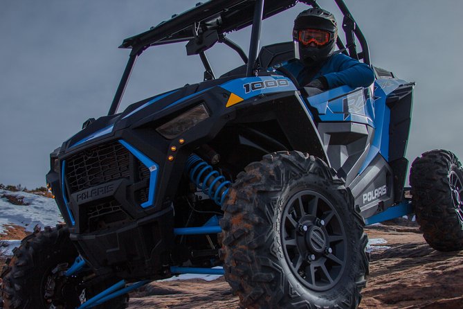 Thrilling Guided You-Drive Hells Revenge UTV Tour In Moab UT - Slickrock Trail Exploration