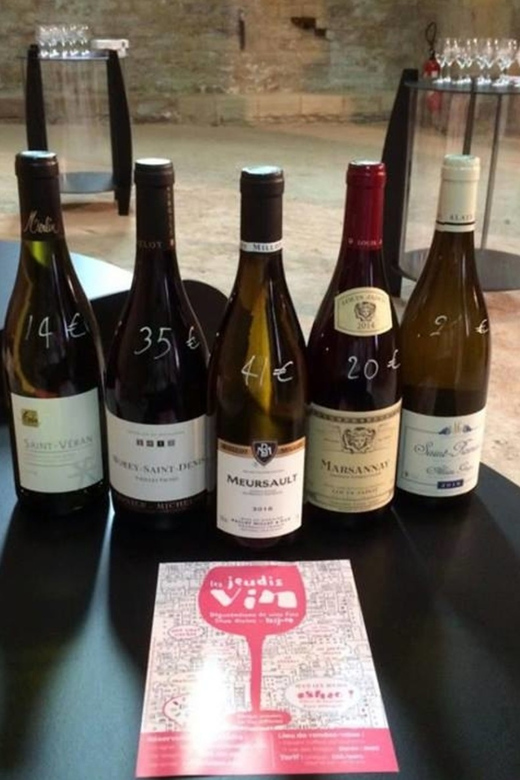 THURSDAY Wines: Wine Tasting in a Secret Location (French Only) - Guided Tour Through Dijons Historic Center