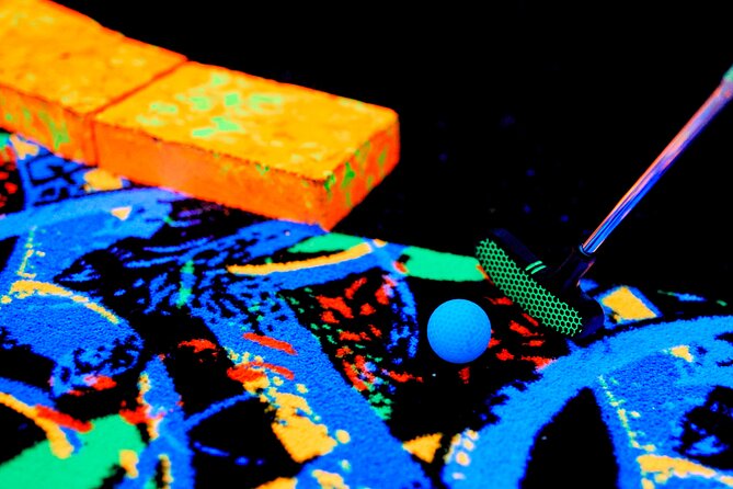 Ticket for the Mall of America Rock of Ages Blacklight Mini Golf - Operating Hours and Accessibility